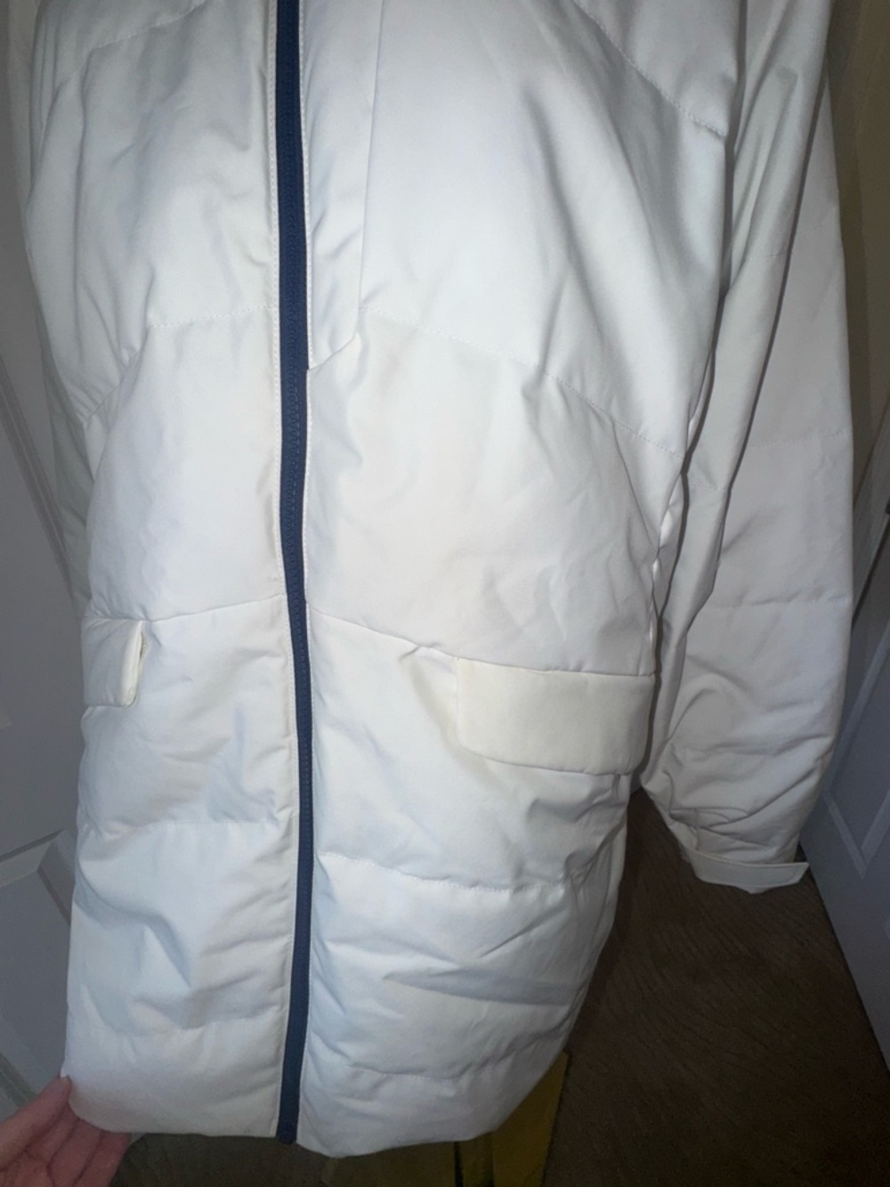 NWT Patagonia Women’s Pipe Down Puffer Jacket XL Off White - Picture 7 of 13
